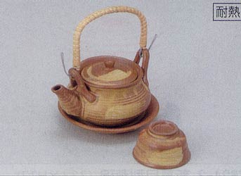 松葉平型土瓶 土瓶むし | 和陶単品 | 業務用食器卸カタログ【ときわ会】